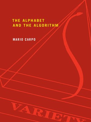 cover image of The Alphabet and the Algorithm